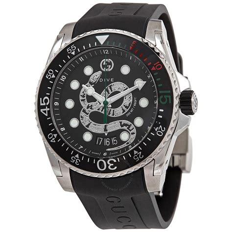 yba136217 gucci|Gucci Dive Dragon Quartz Black Dial Men's Watch .